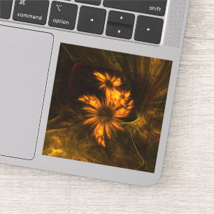 Mystique Garden Abstract Art Sticker