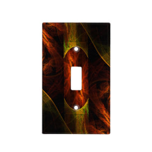 Mystique Jungle Abstract Art Light Switch Cover