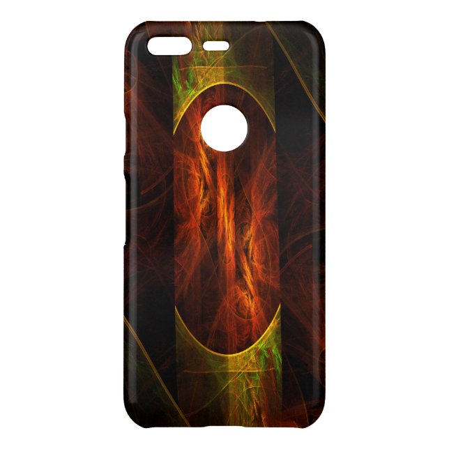 Mystique Jungle Abstract Art Uncommon Google Pixel Case (Back)