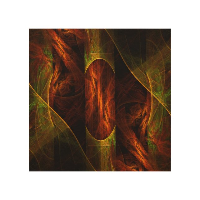 Mystique Jungle Modern Abstract Fractal Art (Front)