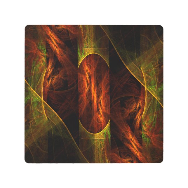 Mystique Jungle Modern Abstract Fractal Art (Front)