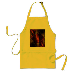 Mystique Jungle Modern Abstract Fractal Art Adult Apron
