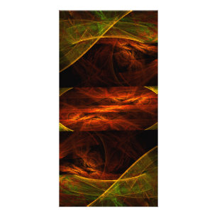 Mystique Jungle Modern Abstract Fractal Art Card