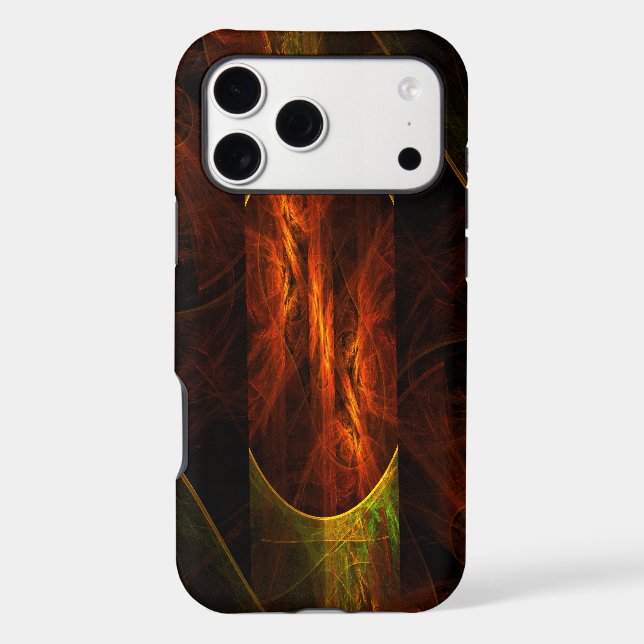 Mystique Jungle Modern Abstract Fractal Art Case-Mate iPhone Case (Back)