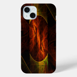 Mystique Jungle Modern Abstract Fractal Art iPhone 15 Plus Case
