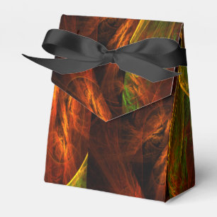 Mystique Jungle Modern Abstract Fractal Art Favor Boxes