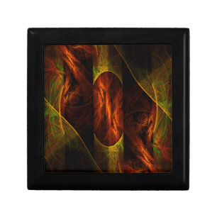 Mystique Jungle Modern Abstract Fractal Art Gift Box