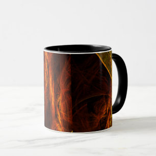 Mystique Jungle Modern Abstract Fractal Art Mug