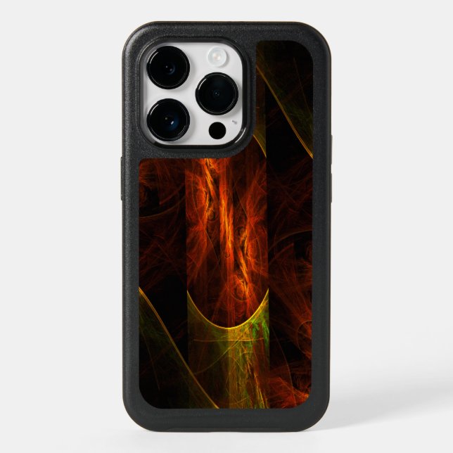 Mystique Jungle Modern Abstract Fractal Art Otterbox iPhone Case (Back)
