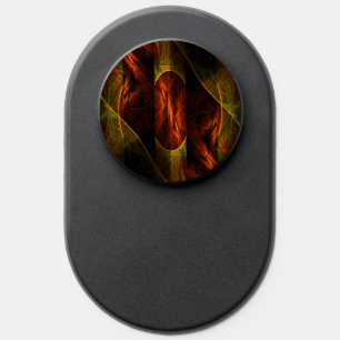 Mystique Jungle Modern Abstract Fractal Art PopSocket