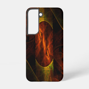Mystique Jungle Modern Abstract Fractal Art Samsung Galaxy S22 Case