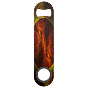 Mystique Jungle Modern Abstract Fractal Art Speed Bottle Opener