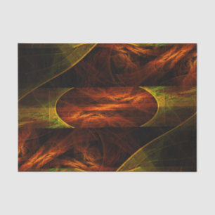 Mystique Jungle Modern Abstract Fractal Art Tissue Paper