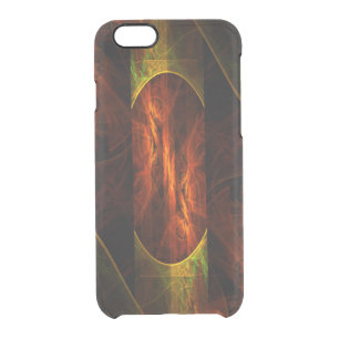 Mystique Jungle Modern Abstract Fractal Art Clear iPhone 6/6S Case