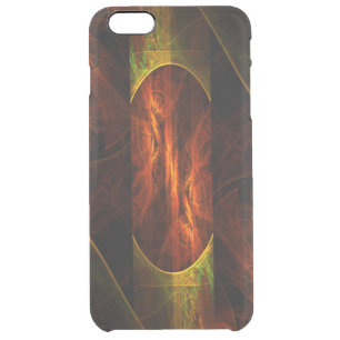 Mystique Jungle Modern Abstract Fractal Art Clear iPhone 6 Plus Case