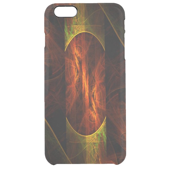 Mystique Jungle Modern Abstract Fractal Art Uncommon iPhone Case (Back)