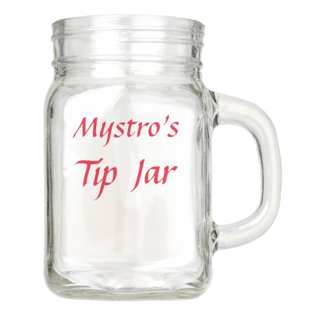 Mystro's Mason Musical Tip Jar (20 oz) (Front)
