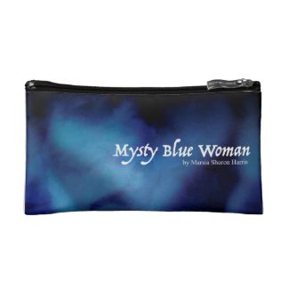 Mysty Blue Woman Cosmetic Bag