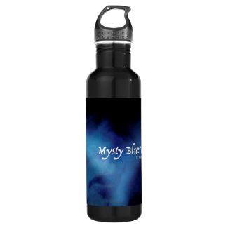 Mysty Blue Woman Water Bottle 24oz Water Bottle