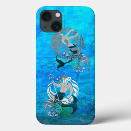 Myth of the Seas New Age Folk Art iPhone 13 Case