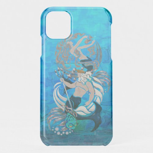 Myth of the Seas New Age Folk Art iPhone 11 Case