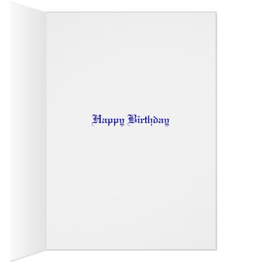Mythic Birthday - a funny happy birthday poem (Inside (Right))