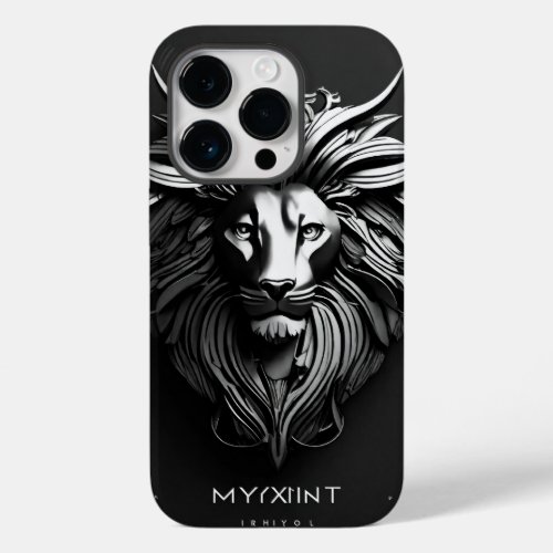 Mythic Elegance lion black Case_Mate iPhone 14 Pro Case