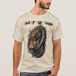 Mythic Fusion: Tiger-Dragon Power T-Shirt