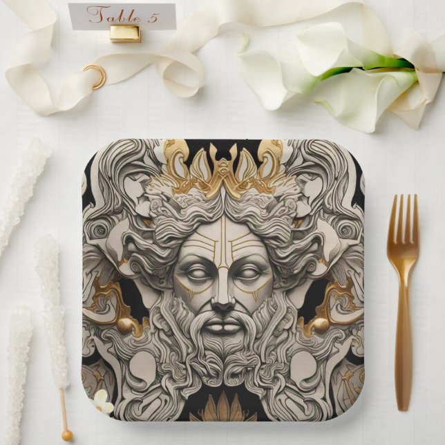 "Mythic Lore Legends" Paper Plates (Wedding)