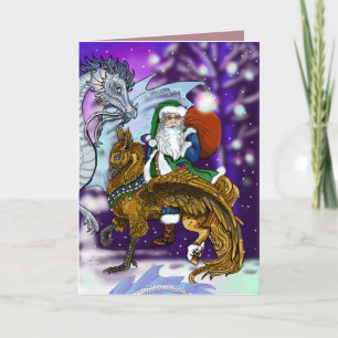 Mythic Santa Holiday Card