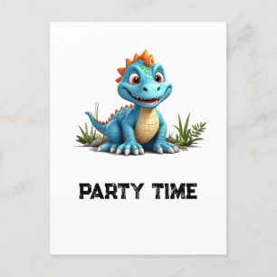 *~* Mythical AP48 PHOTO Silly Dragon Dino Cartoon Postcard