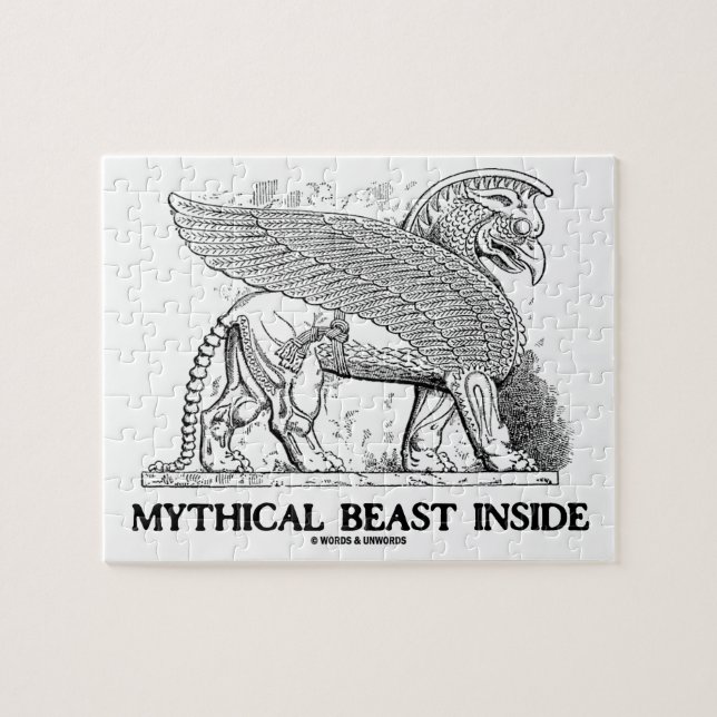 Mythical Beast Inside (Griffin / Gryphon) Jigsaw Puzzle (Horizontal)