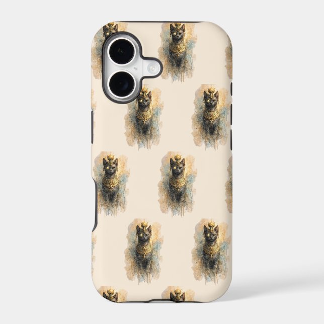 Mythical Cat Ancient Fantasy Feline Design Case-Mate iPhone Case (Back)