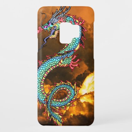 Mythical Chinese Dragon in Flaming Sky Case-Mate Samsung Galaxy S9 Case