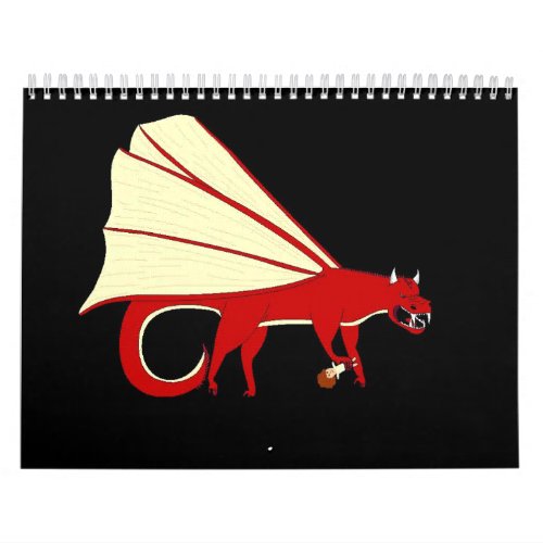 Mythical Creature Calender Calendar