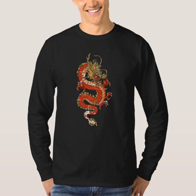 Mythical Creature Dragon Tailed Creature  Mytholog T-Shirt (Front)