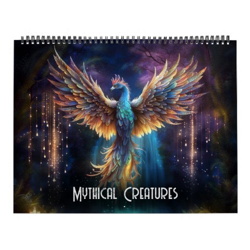 Mythical Creatures by Ivy and Bat Goth Art  Calendar