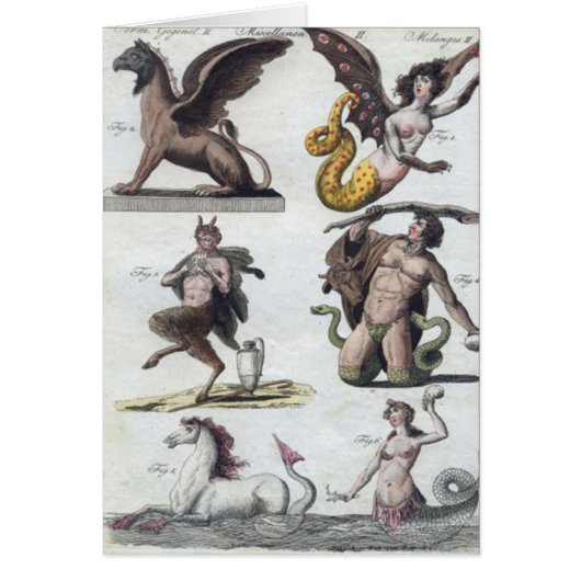 Mythical Creatures Cards (Front)