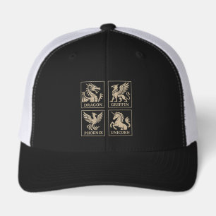 Mythical Creatures Dragon Griffin Phoenix Unicorn
