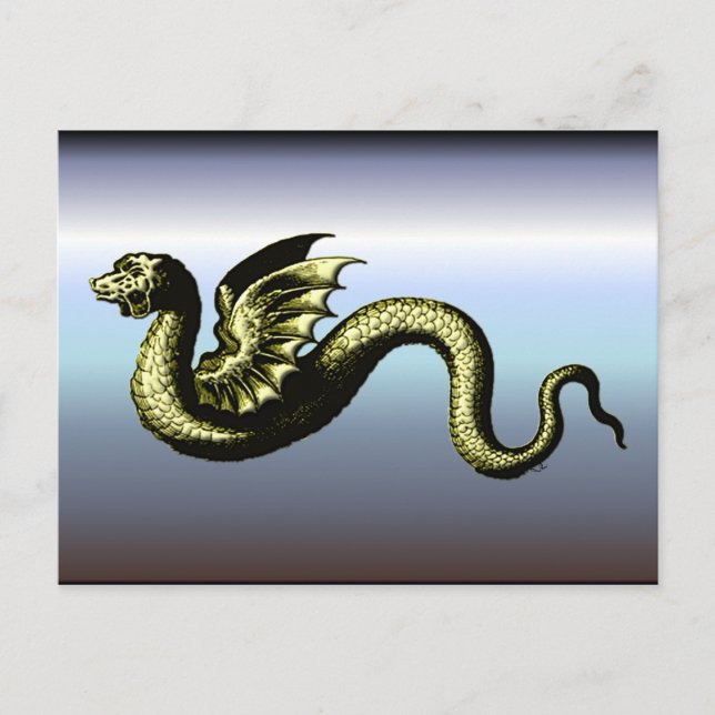Mythical Creatures Snakes Postcard (Front)