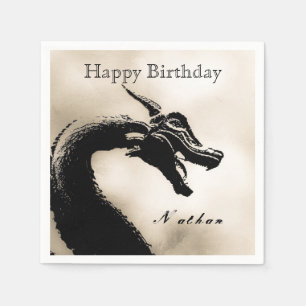 Mythical Dragon Birthday Napkins