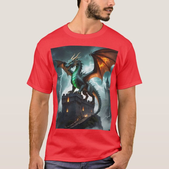 🦕🦖Mythical Dragon Design 🐉✨ T-Shirt (Front)