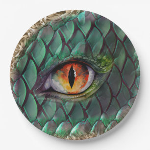 Mythical Dragon Eye Fantasy Paper Plates