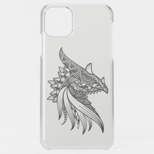 Mythical Dragon Mandala _ Dramatic Horned Head iPhone 11 Pro Max Case