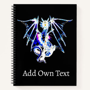Mythical Dragon Ocean Creature Artwork Fantasy Art Notebook