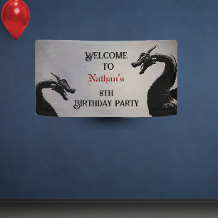 Mythical Dragon Personalized Banner