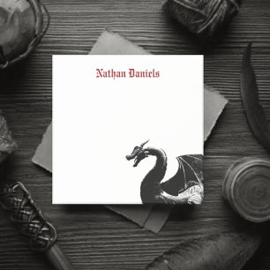Mythical Dragon Personalized Post-it Notes