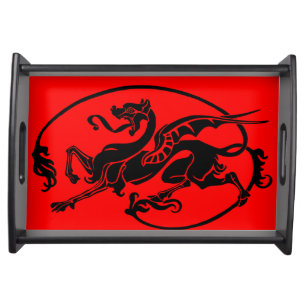 Mythical Dragon, Year of the Dragon Design Serving Tray