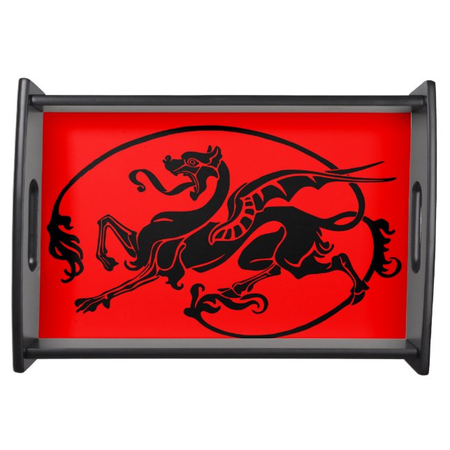 Mythical Dragon, Year of the Dragon Design Serving Tray (Front)