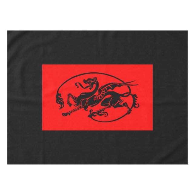 Mythical Dragon, Year of the Dragon Design Tablecloth (Front (Horizontal))